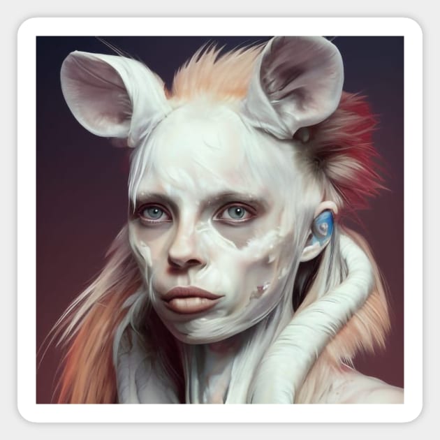 Yolandi Visser the Rat Queen Sticker by Arend Studios